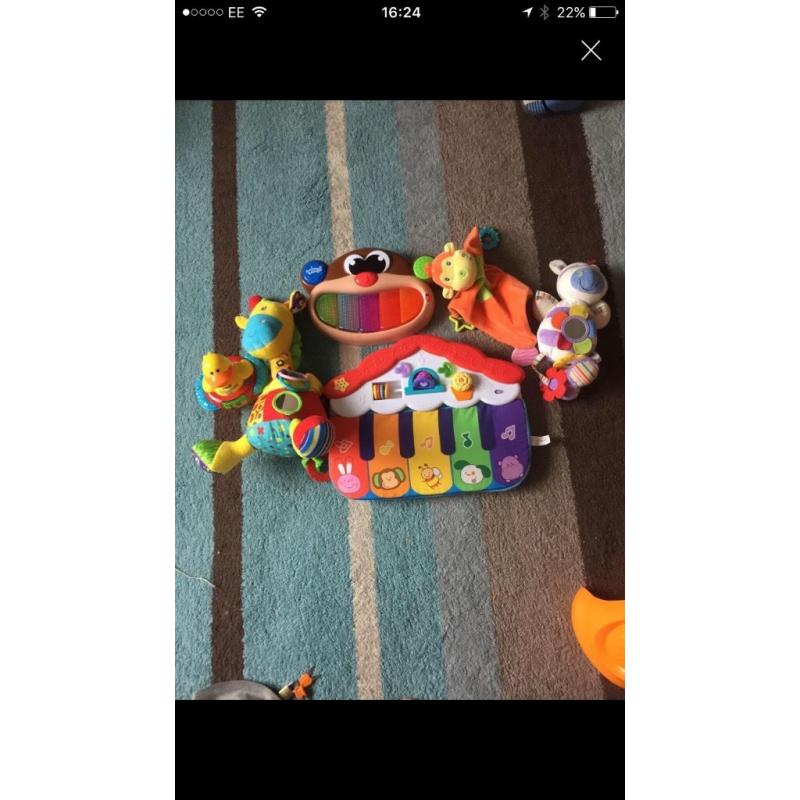 Bundle of baby toys