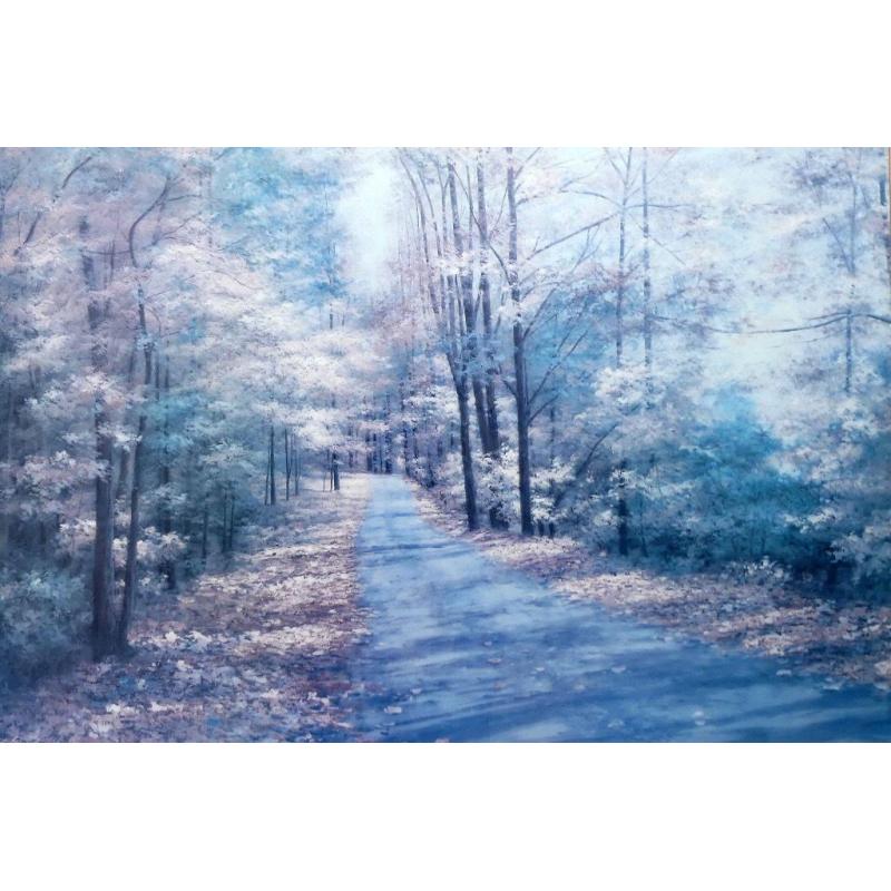 Large Forest Walk Print - Framed and with Glass