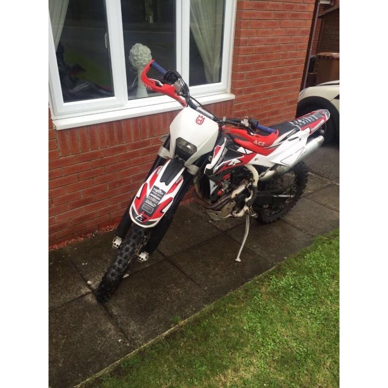 Husqvarna te310 2010 enduro/supermoto road reg