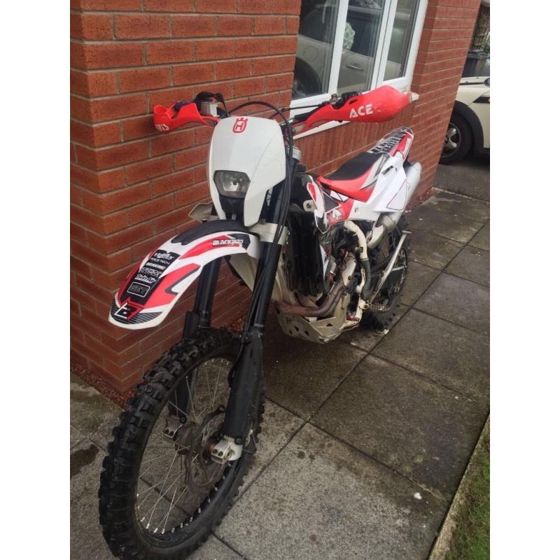 Husqvarna te310 2010 enduro/supermoto road reg