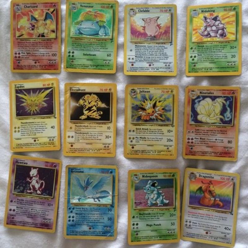 Original set shiney Pokemon cards