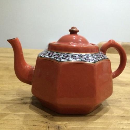 Vintage (1940S) Stylish Enamelled (2 Pint) Teapot