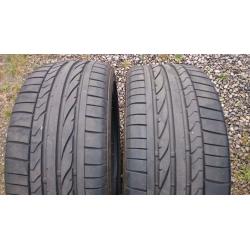 Bridgestone 235/40/19 x 2 matching (like new)