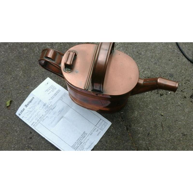 victoria n marked watering can copper and re eipt