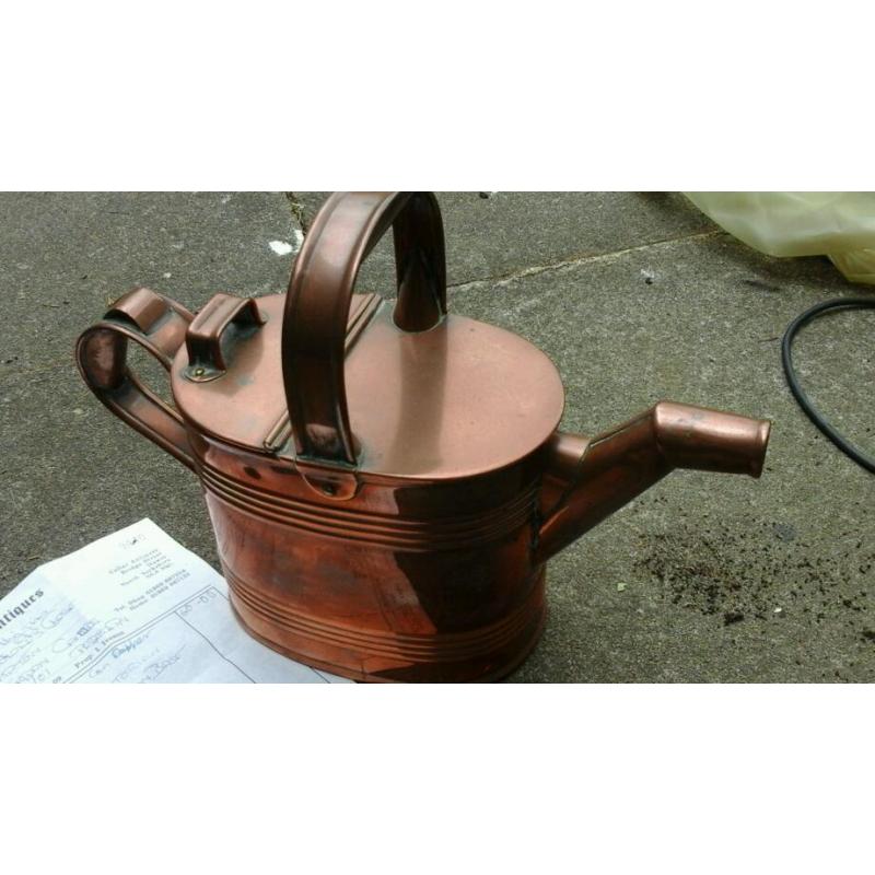 victoria n marked watering can copper and re eipt