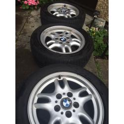 Standard 16" genuine BMW + tyres