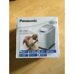 Panasonic Automatic White Breadmaker SD-2501 WXC 550W New Sealed Break Maker + Gulten Free Mode