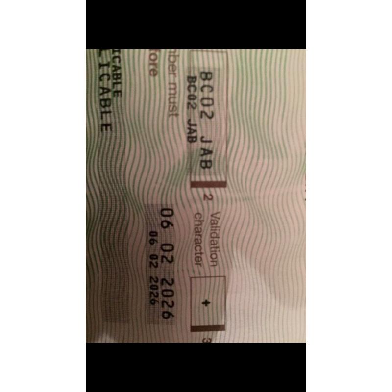 Private plate BC02 JAB