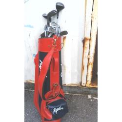 SET OF RYDER PATRIOT GOLF CLUBS AND BAG AVAILABLE FOR SALE