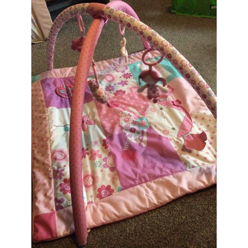 Bright star play gym and changing mat