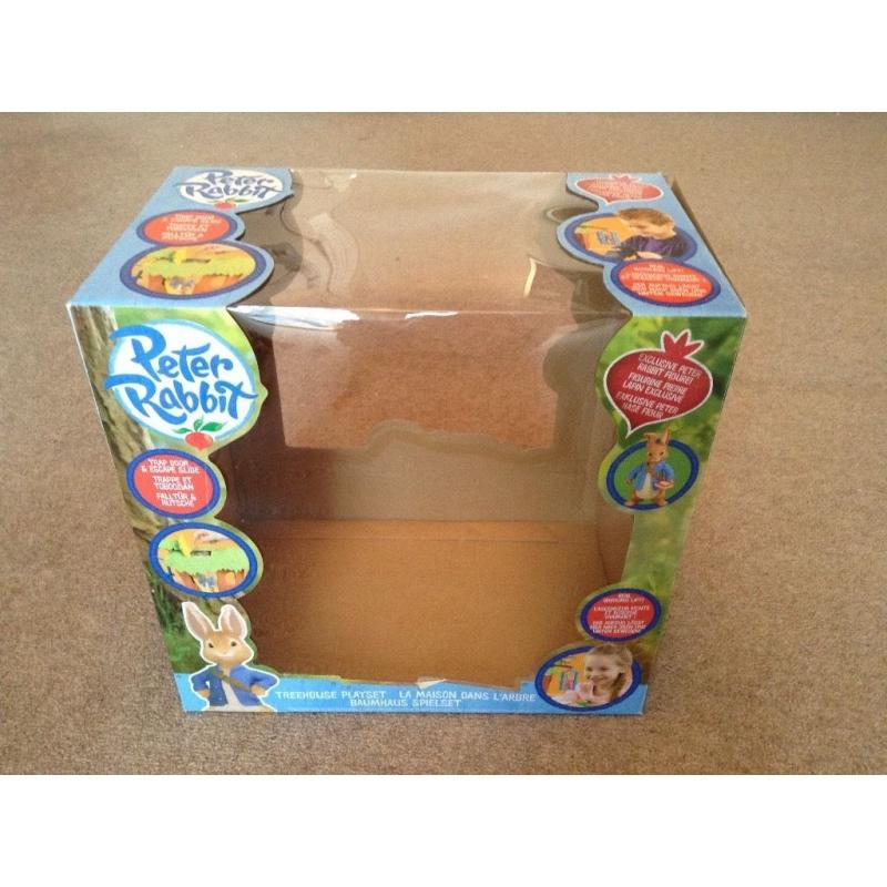 NOW SOLD - Peter Rabbit Treehouse with characters