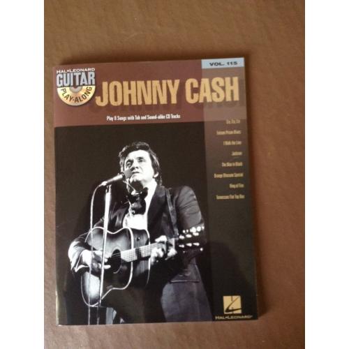 Guitarist books with cd play along Johnny cash