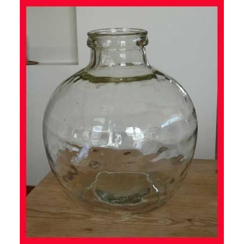 Large Glass Bottle Garden