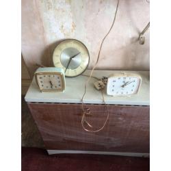 Vintage Smiths clocks.