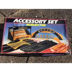 Scalextric accessory set, including Bridge, stand and additional track