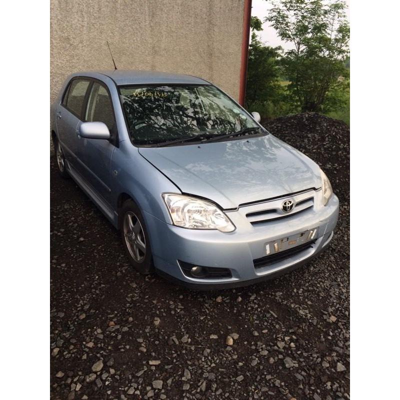 Breaking 06 Toyota Corolla 1.6 16v t3