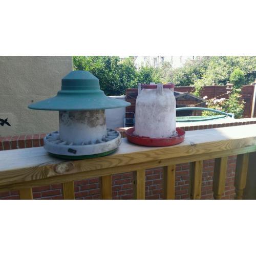Chicken feeder and drinker