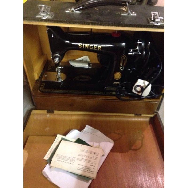 Original singer sewing machine - electric