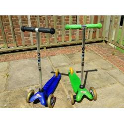 Mini Micro T-bar scooters