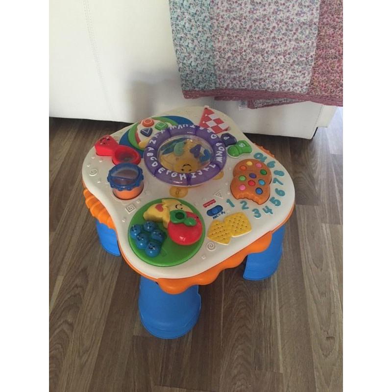 Fisher price activity table