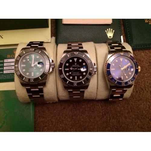 Men's Rolex Submariner Swiss ETA 2836