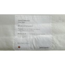 John Lewis Double Mattress