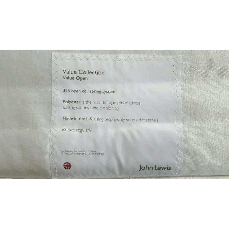 John Lewis Double Mattress