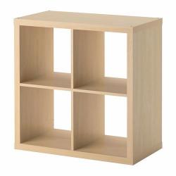 Ikea Kallax/Expedit 4x4 birch effect storage unit - like new