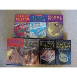 Harry Potter books collection on 7 books