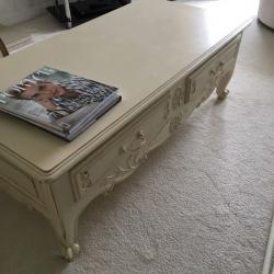 CREAM PAINTED SHABBY CHIC COFFEE TABLE