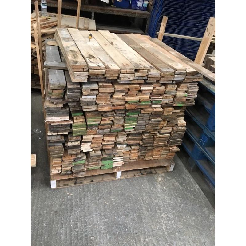 PACK 500 PALLET WOOD ( 1 metre by 3 inches )