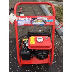 Clarke tiger 2600 petrol jet wash