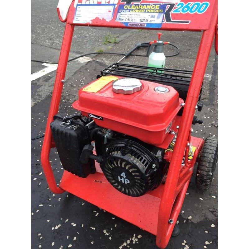 Clarke tiger 2600 petrol jet wash