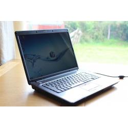 SUPERB HP WIDESCREEN 15.4" WINDOWS 7 INTEL DUAL CORE LAPTOP OFFICE 2007 PRO WITH GENUINE HP CHARGER