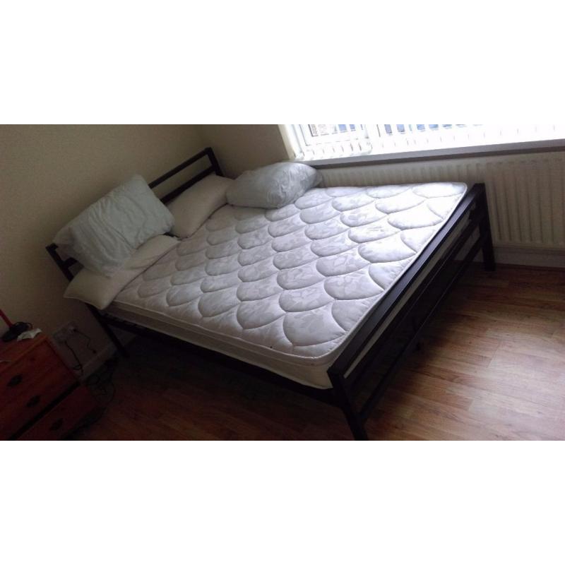 Double Bed and Mattress For Sale