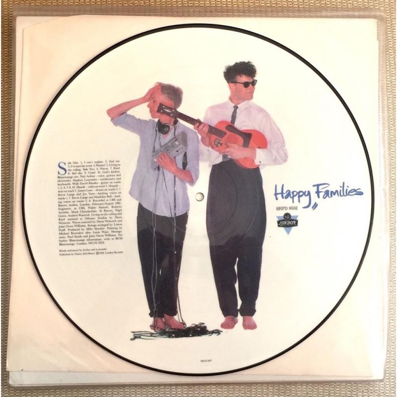 Blancmange Happy Families LP Picture Disc SHPD 8552 London UK 1982