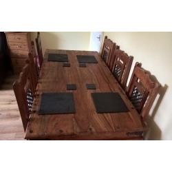 Table and 6 chairs