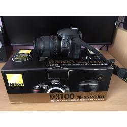 Nikon digital camera D3100 mint only used 3 times