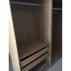 IKEA PAX twin sliding door wardrobe