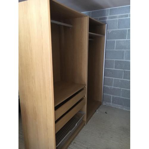 IKEA PAX twin sliding door wardrobe