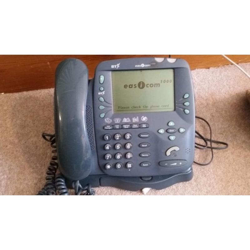 BT Easicom 1000 Interactive Phone - Many Features E Mail, Keyboard, Printer Port