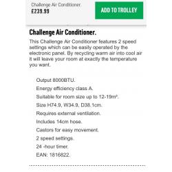 Air conditioner for the coming London heat wave