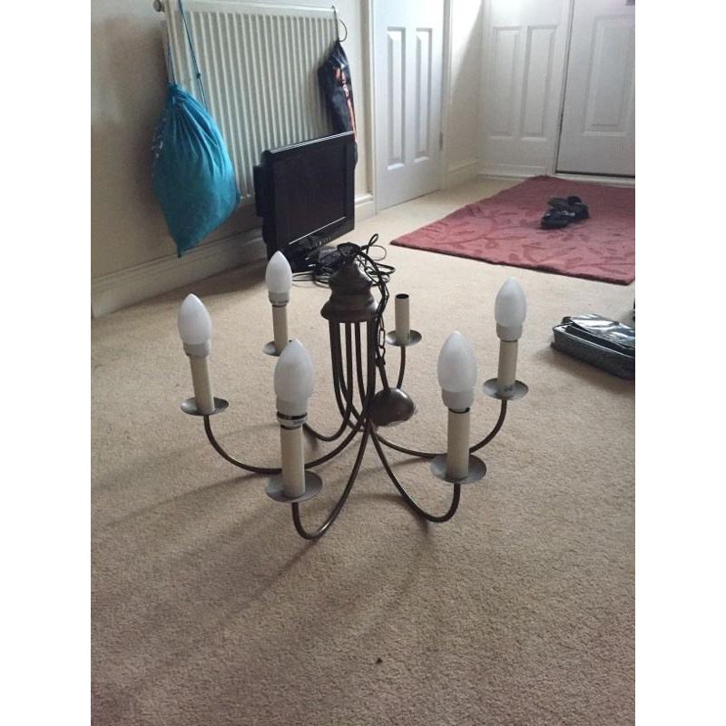 6 bulb light fitting