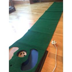 Electronic golf putter
