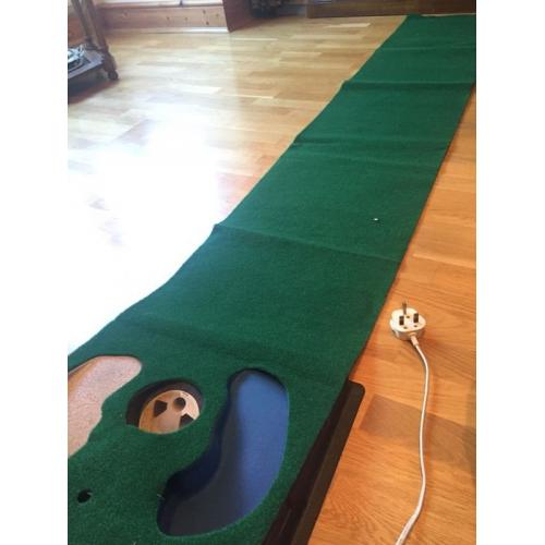 Electronic golf putter