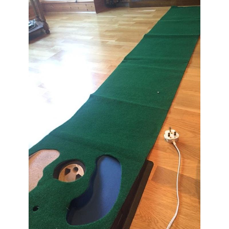 Electronic golf putter