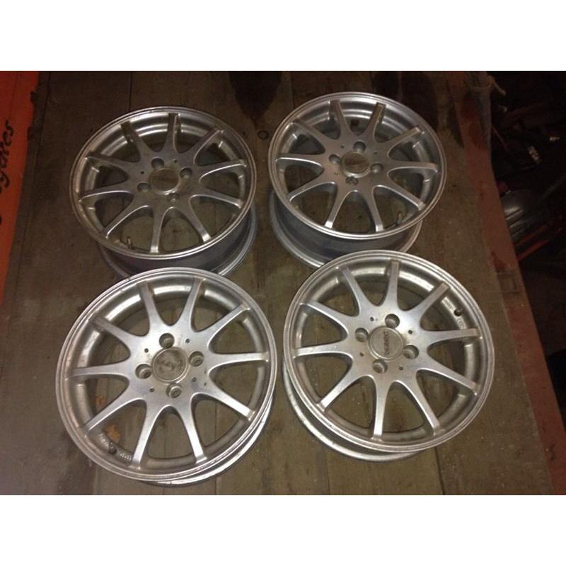 Alloy wheels x4 15"