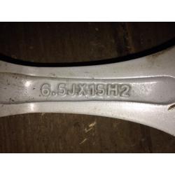 Alloy wheels x4 15"