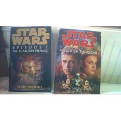 4 hardback Star Wars novels in very good condition