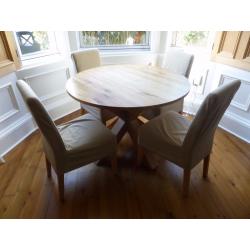 Oak Dining Table and 4 Chairs
